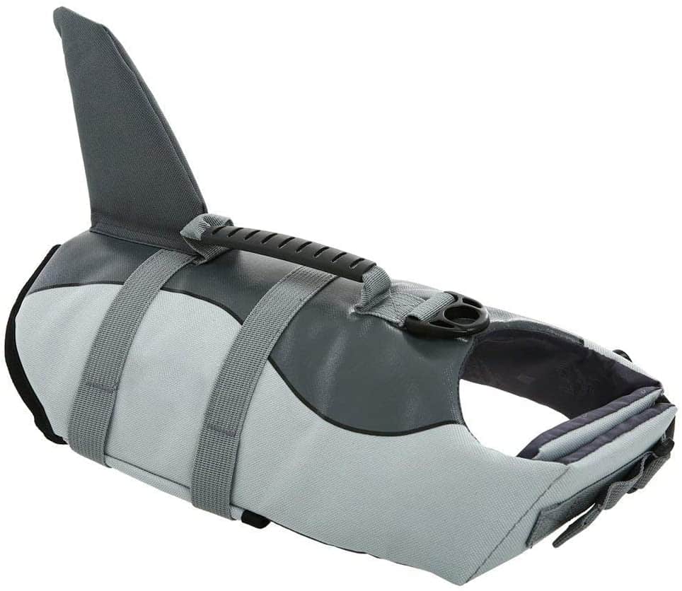 Queenmore Ripstop Life Jacket Fish Style Floatation Vest Grey Shark